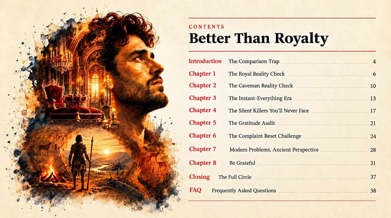 Book 1 contents — Better Than Royalty